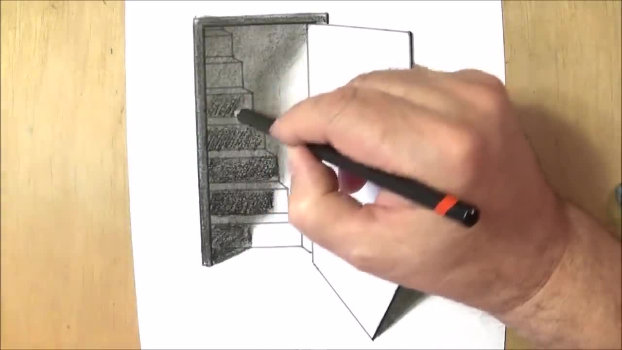 The Door Illusion - Magic Perspective with Pencil