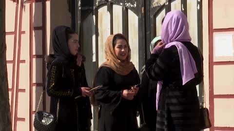 Afghan women drop studies to stave off poverty