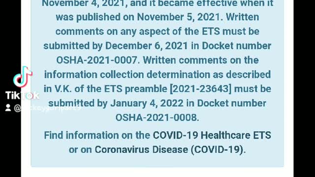 Vaccine Mandates Illegal- November 17