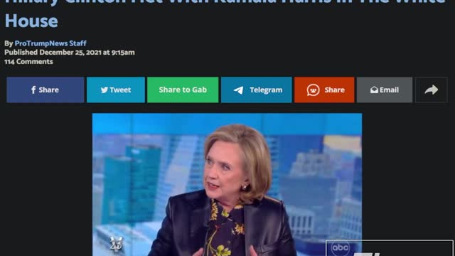 Hillary Clinton Meets With Kamala At The White House