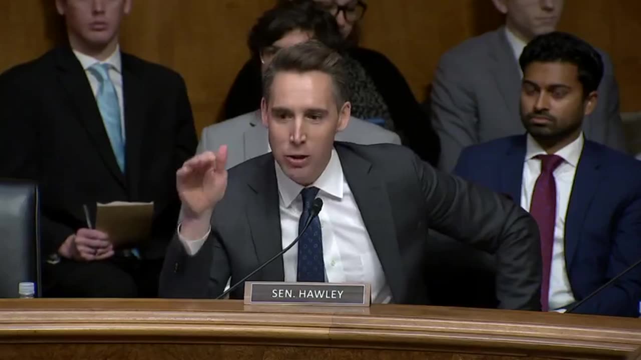 Josh Hawley Explodes On Executives During Fiery Senate Hearing