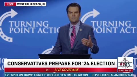 Rep. Matt Gaetz SLAMS the Biden admin sending cluster bombs to Ukraine