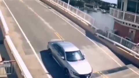 Car Crash on the bridge