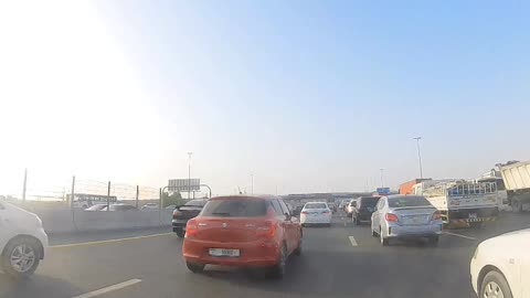 Lane filtering in dubai traffic 🇦🇪