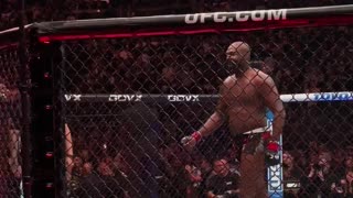 Heavyweight champion Jon Jones does the Trump dance after his win!