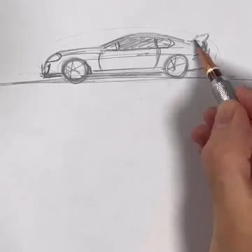 Drawing a Toyota Supra