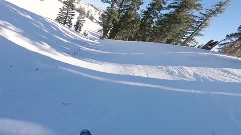 Skiing The STEEPEST Runs At Palisades Tahoe