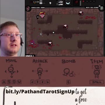 Searching For Tarot Cards In The Binding of Isaac Run 13, social clip 3.