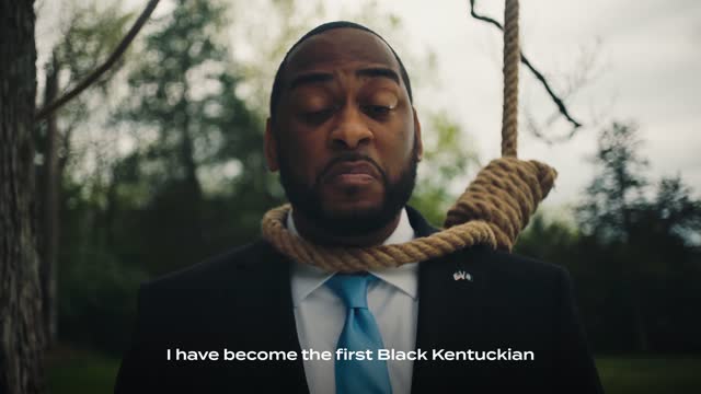 Senate Democrat Candidate Taking on Rand Paul Shoots Ad Wearing a Noose