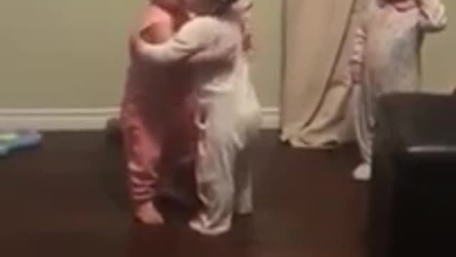 Children hugging