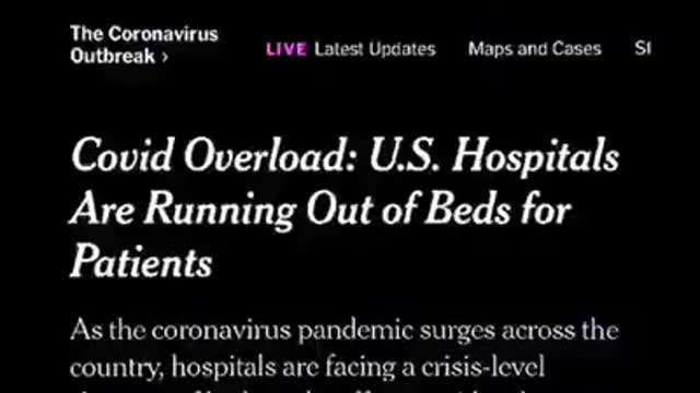 Overwhelmed hospitals due to Covid in 2020, 2021