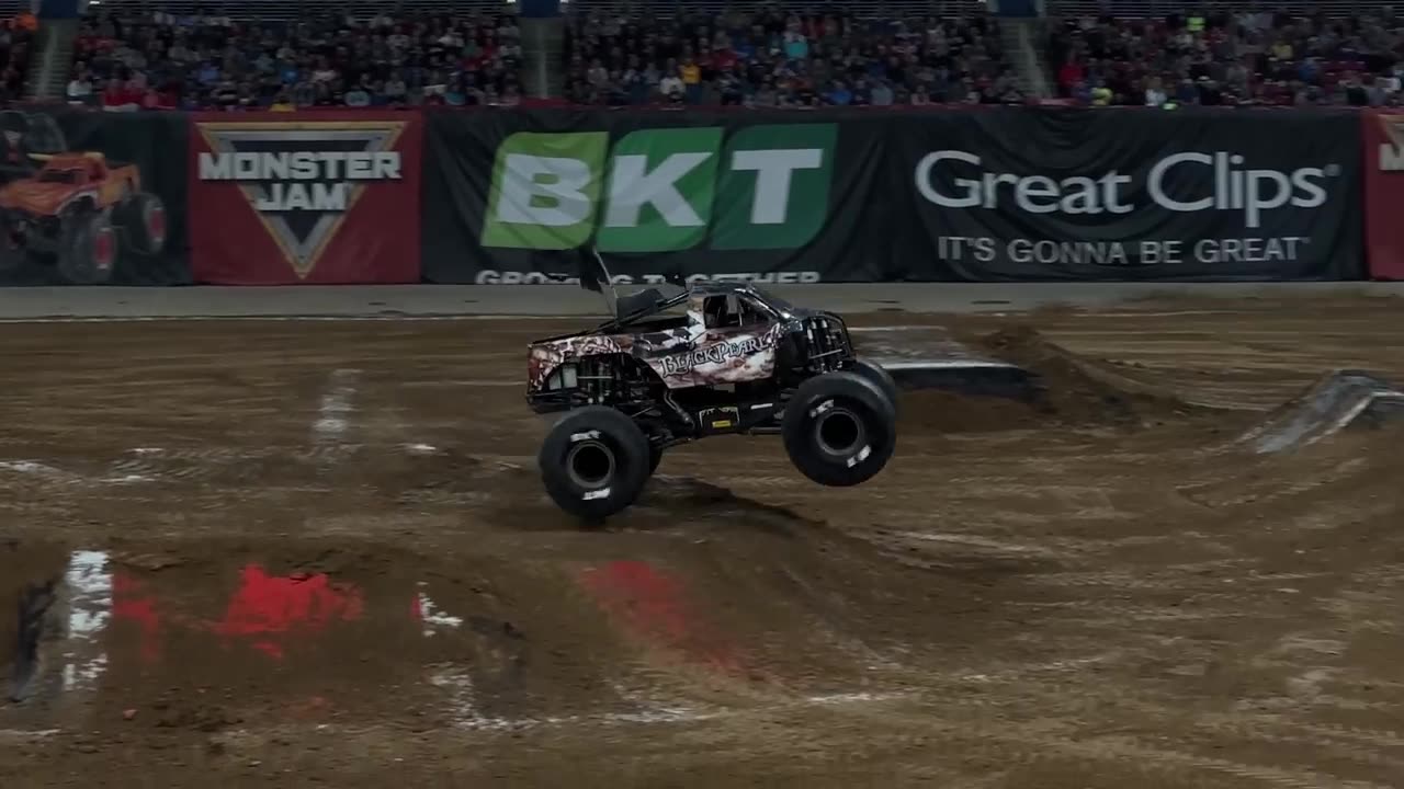 St. Louis Monster Jam event from 01-21-2023