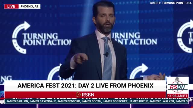 Donald Trump Jr.: Full Speech at America Fest 2021