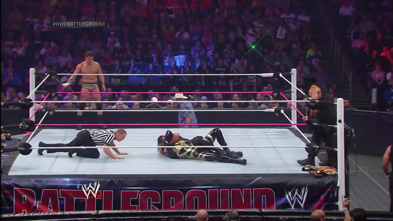 FULL MATCH Cody Rhodes & Goldust vs. Seth Rollins & Roman Reigns: Battleground 2013