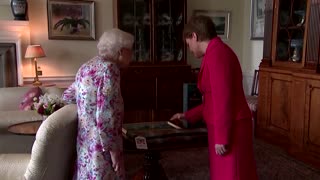 Queen Elizabeth meets with Sturgeon in Scotland