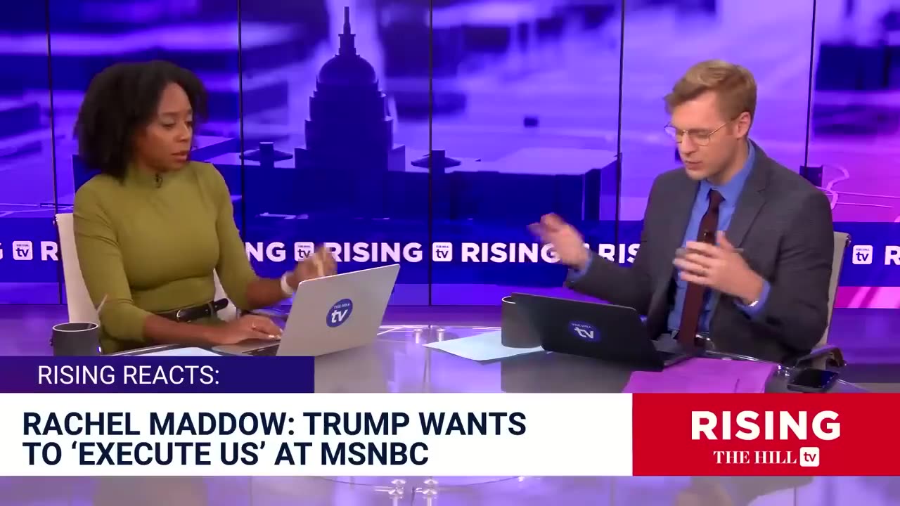 Rachel Maddow: Trump Wants To 'EXECUTE US' At MSNBC | Rising Reacts