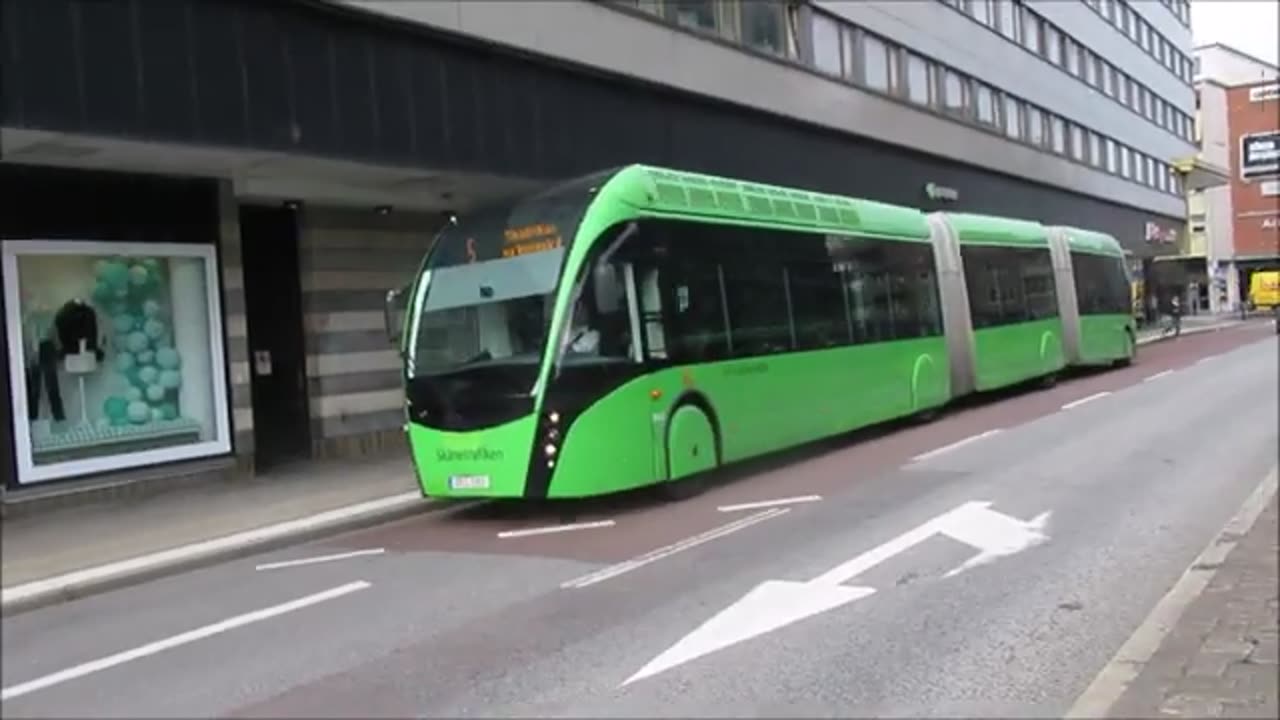 Tram-buses in Malmo - Van Hool - Exqui.City