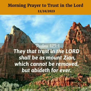 Morning Prayer to Trust in the Lord #youtubeshorts #jesus #grace #mercy #faith #blessed #fyp #trust