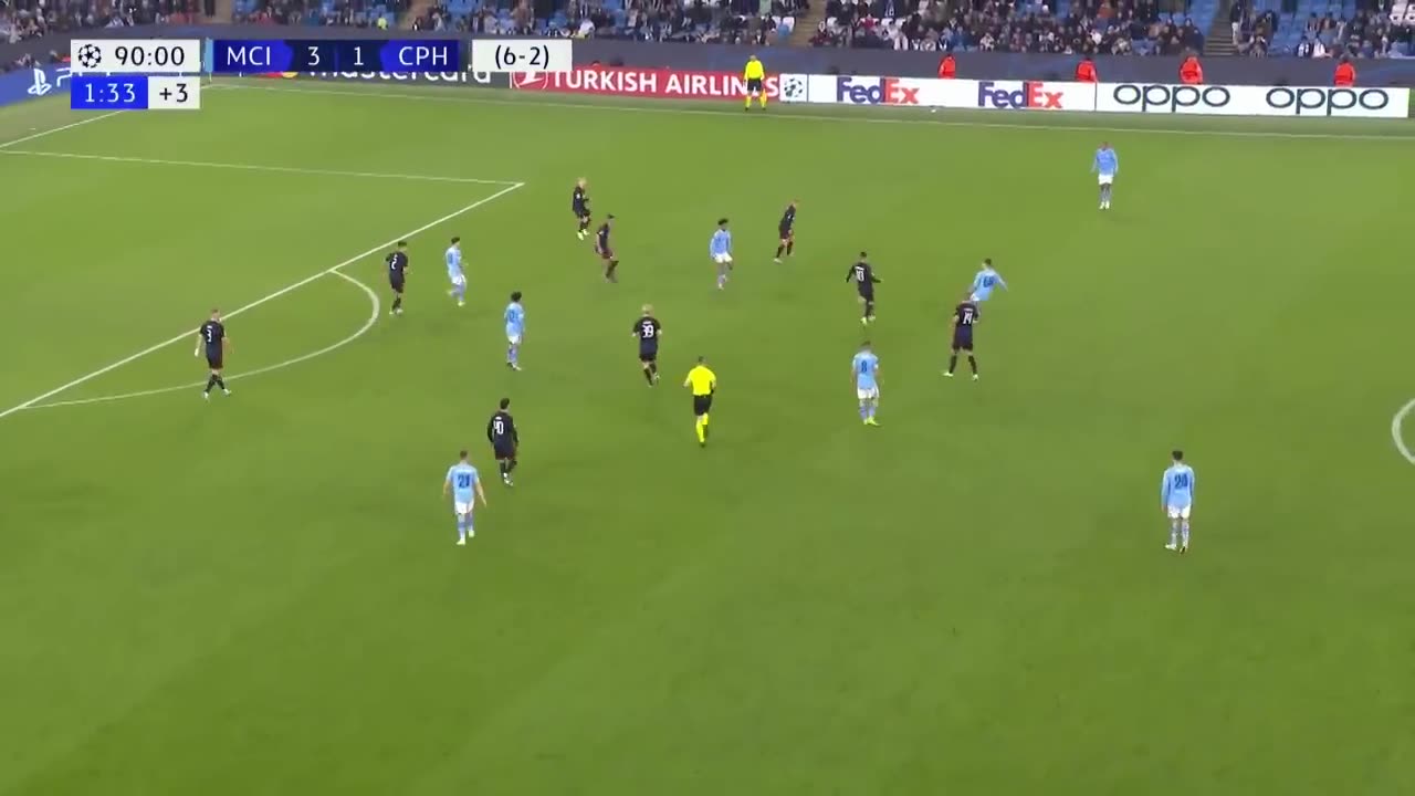 HIGHLIGHTS! Man City 3 -1 FC Copenhagen - Akanji, Alvarez, Haaland Goals - Champions League 23_24