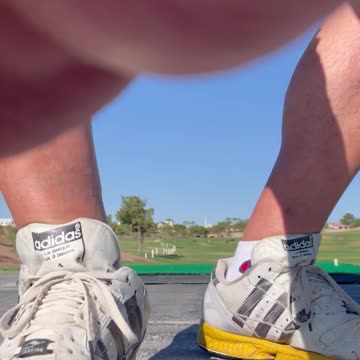 Hitting GOLF Balls at Desert Willow GC Range on 07-10-2023