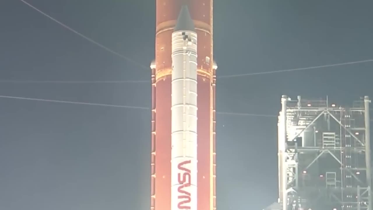 NASA's Artemis I Latest Rocket Launch from Launch Pad 39B Perimeter