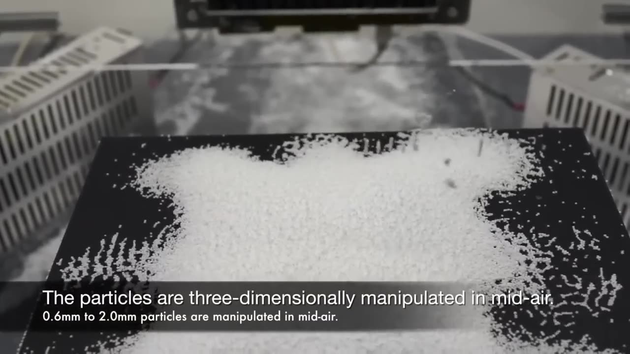 levitation of objects achieved with sound waves