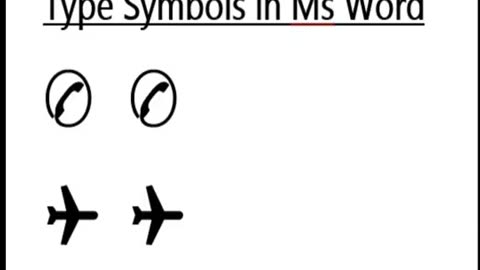 Typing Symbols in MS Office