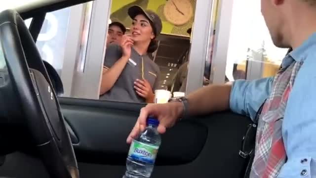 Floating Water Drive-Thru Prank! 💦🤣