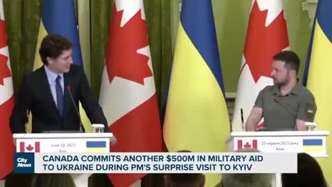 Trudeau commits to $500M in aid to Ukraine while Canadians suffer