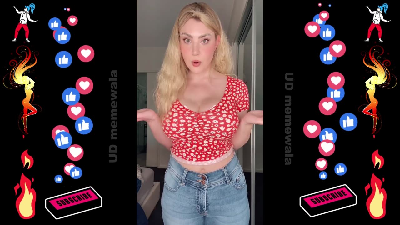 Hey Mom Drop your Weapon🍈🍈💦Challenge Most Viral Hot Sexy Girls💦Bouncing Mel🍈🍈ns💕. @wonderus09