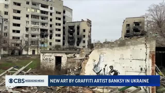 Banksy artwork appears in Ukraine