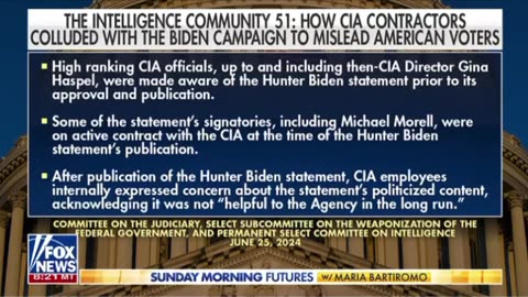 51 Intel Agents, Signed Letter Saying Laptop Russian Dis Information