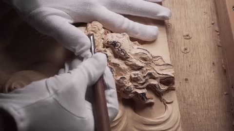 Wood Carving Dragon| To use technic of Japanese traditional wood carving| Woodworking