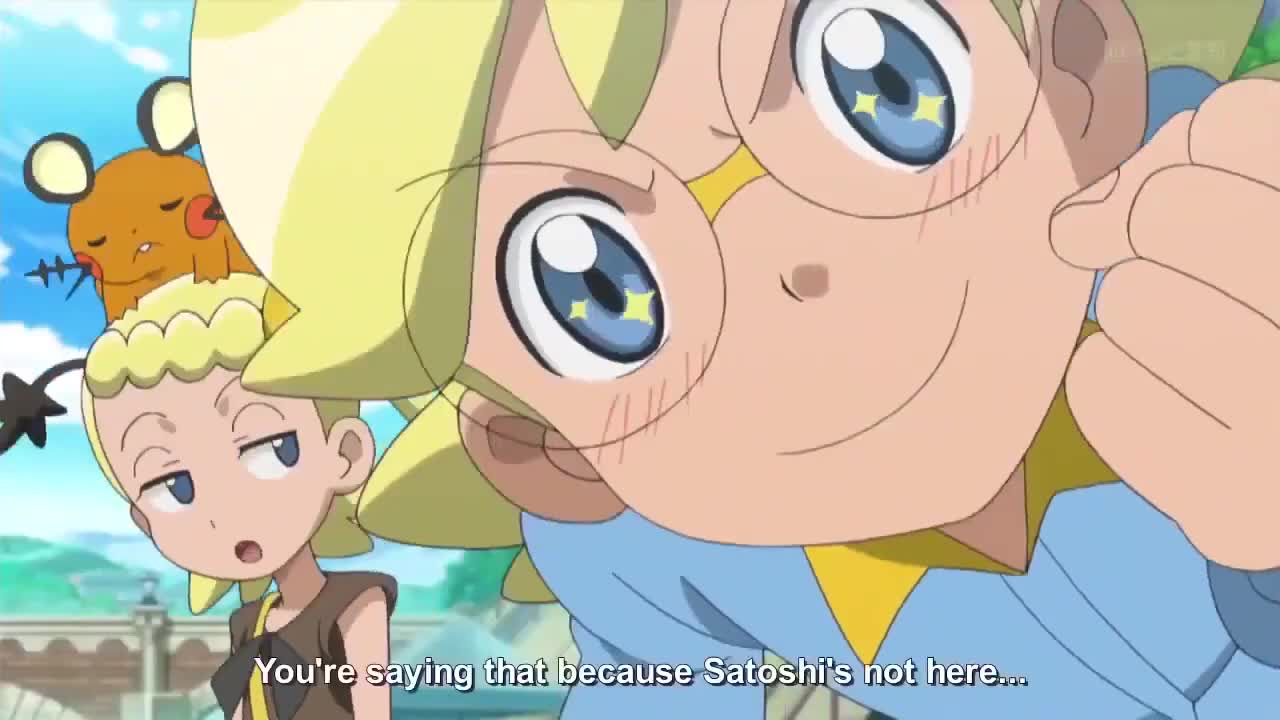 Clemont saying “technology is amazing!” himself because Ash can’t JP