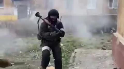 Chechen soldiers enjoying fighting in Ukraine