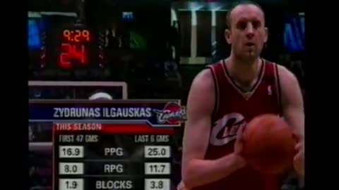 Zydrunas Ilgauskas 20 Points @ NJ Nets, 2004-05.