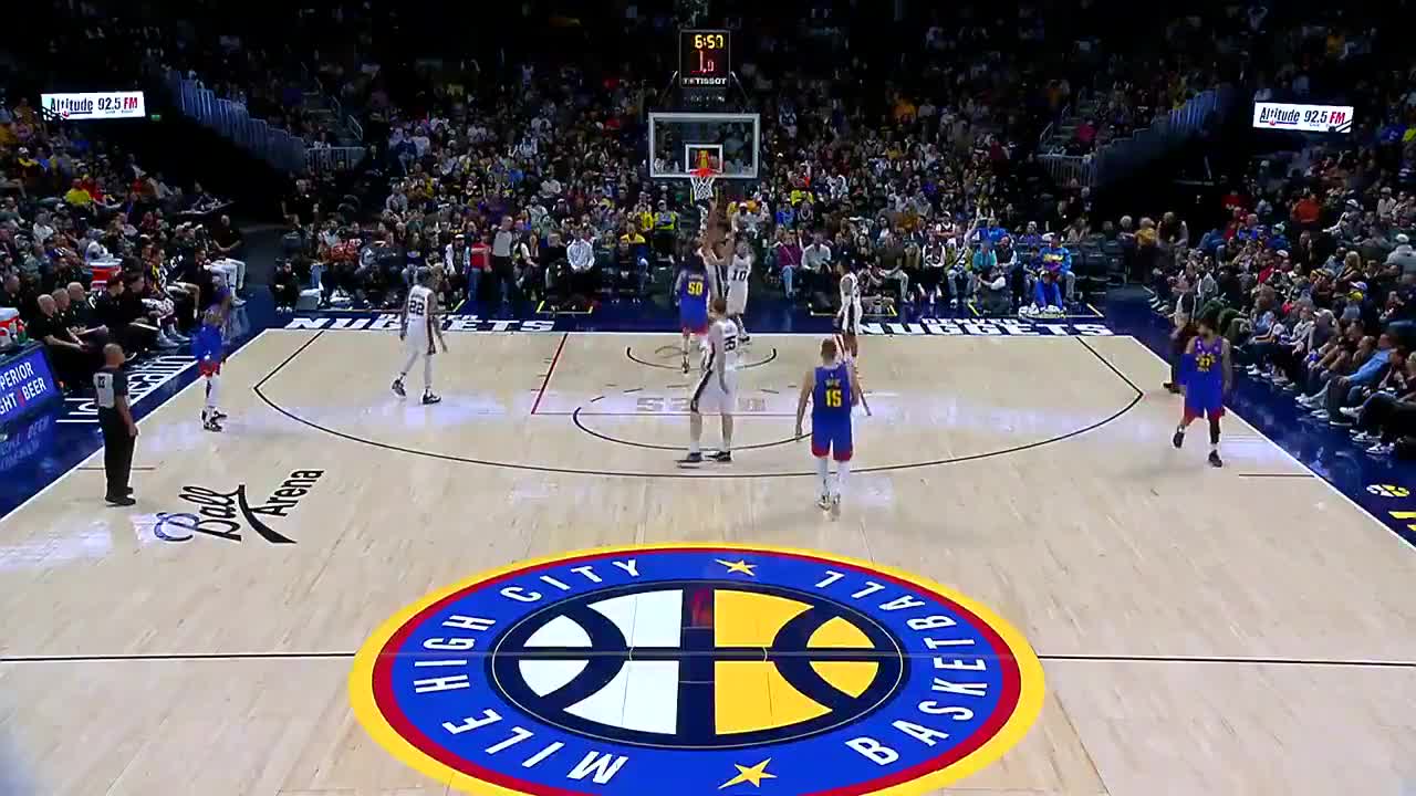Best view of Jokic insane pass against the Spurs ðŸ”