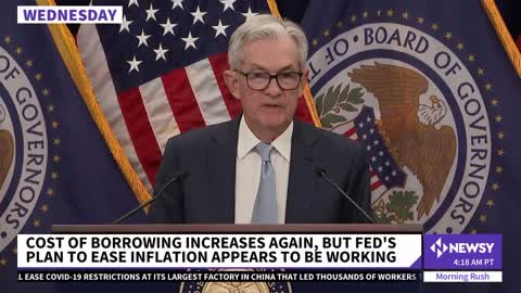 Fed Raises Key Rate By Half-Point And Signals