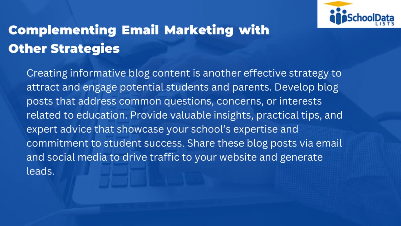 Increase Enrollment with a Targeted Schools Email List
