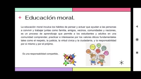 Enseñanza de los valores. Micro informativo