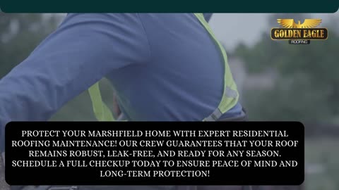 Residential Roofing Maintenance Marshfield WI