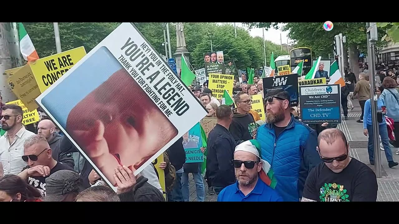 Anti-Globalisation March Dublin (Richard Von Coudenhove Kalergi 20-05-23