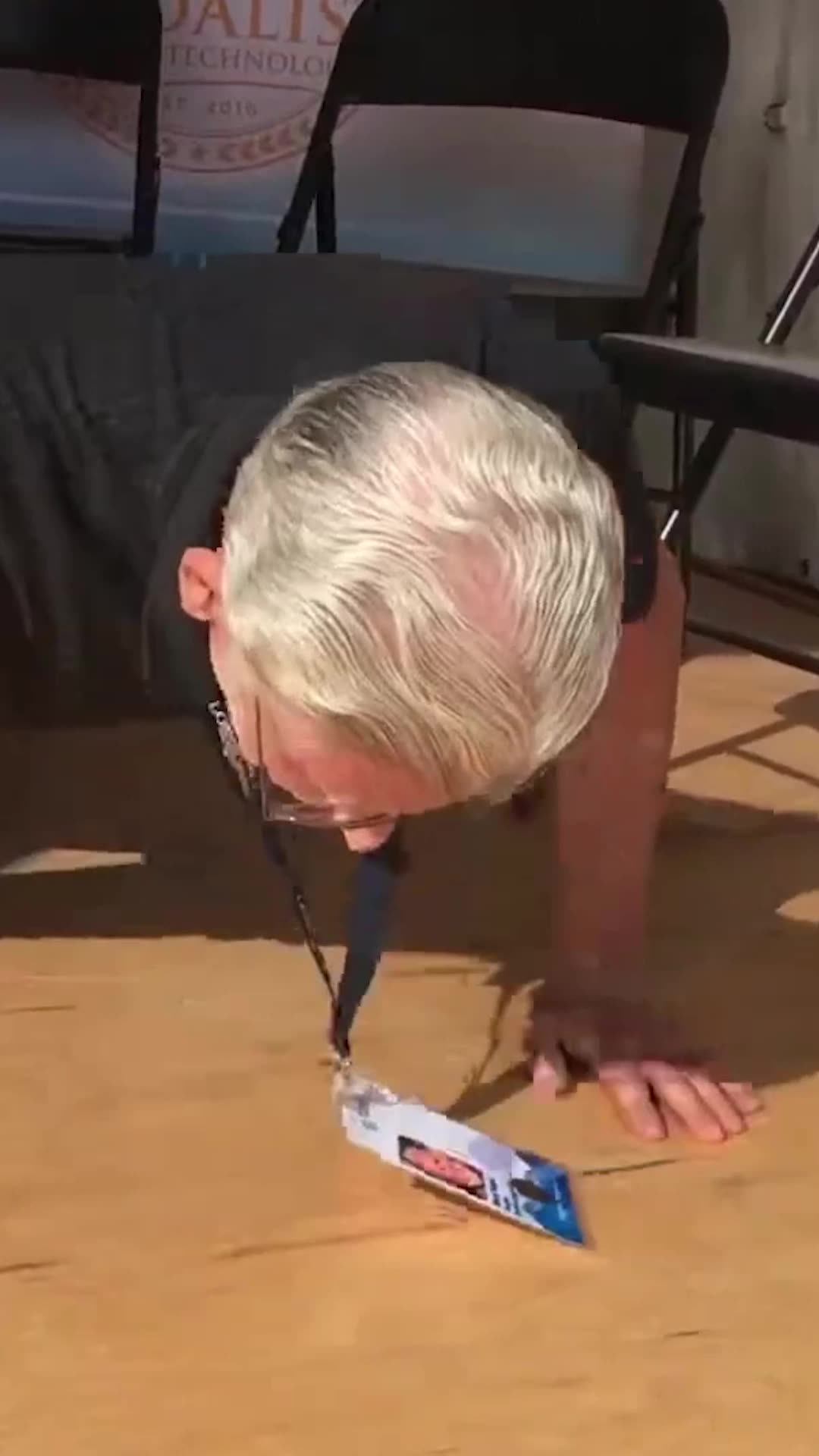73 Year Old Does Over 50 Push-ups!