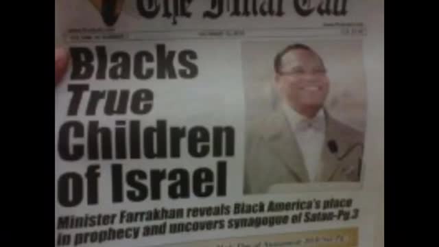 LOUIS FARRAKHAN STATED BLACKS ARE THE TRUE CHILDREN OF ISRAEL..PUT AWAY THAT ISLAM RELIGION & REPENT.🕎 Ezekiel 39,23-29 23 And the heathen shall know that the house of Israel went into captivity for their iniquity: r: so fell they all by the sword.