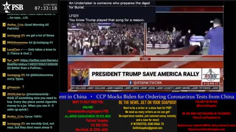 2022-01-19 07:00 EST - Patriots Soapbox AM: with LadyRWB , MykelJaye & DD