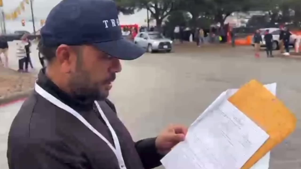 I record on video the documents of 3 illegal aliens that entered thru the river !