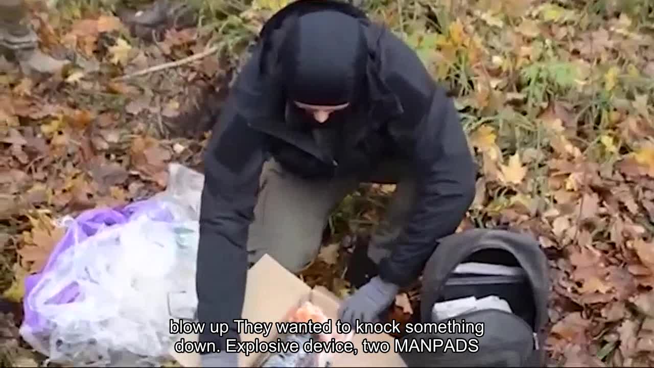 How bad and evil these Ukrainians are. They wanted to blow something up. They wanted to knock som