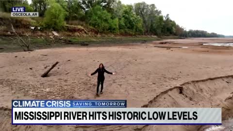 Mississippi River reaches historically low levels l ABCNL