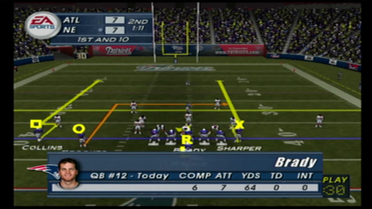 Madden NFL 2003 Franchise Mode Year 5 Week 10 Falcons At Patriots