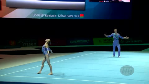 Belarus 2 (BLR) - 2018 Acrobatic Worlds, Antwerpen (BEL) - Combined Mixed Pair_2